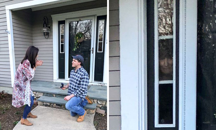 My Friend Sent Me Pictures Of Her Proposal. She Told Me To Look Closely