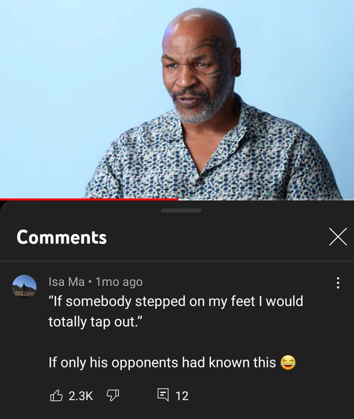 Mike Tyson Replies To Fans On The Internet