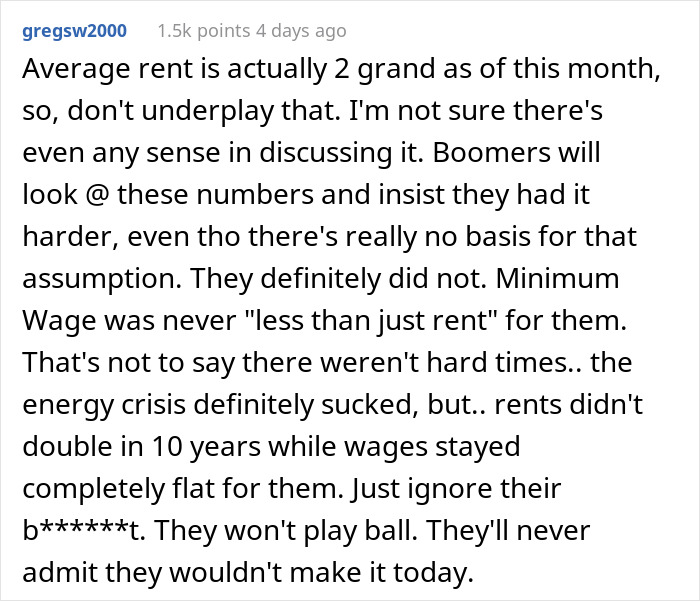 "It's Simply Impossible To Do So On Your Own": Person Proves Why The Boomer Generation Had It Twice As Easy As Gen Z