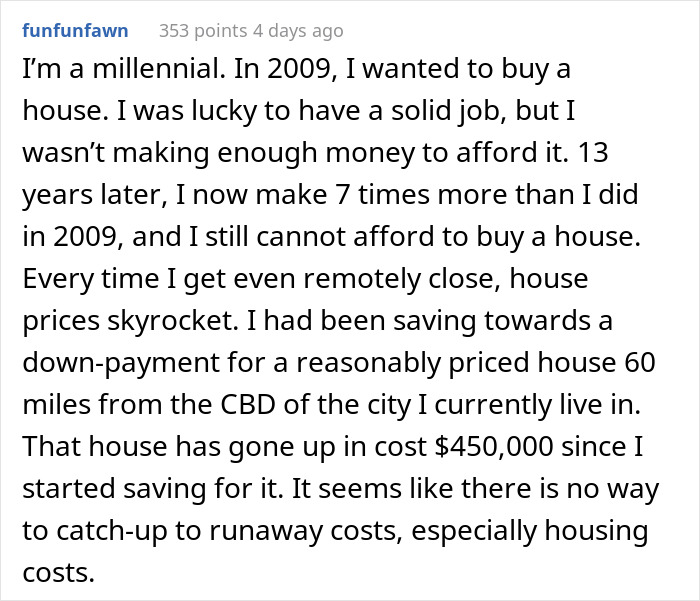 "It's Simply Impossible To Do So On Your Own": Person Proves Why The Boomer Generation Had It Twice As Easy As Gen Z