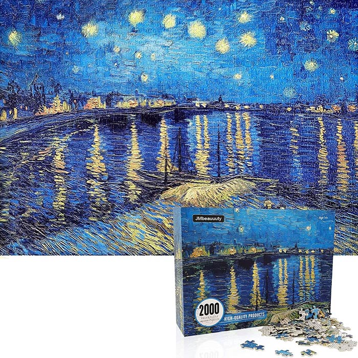 Noche estrellada sobre el Ródano