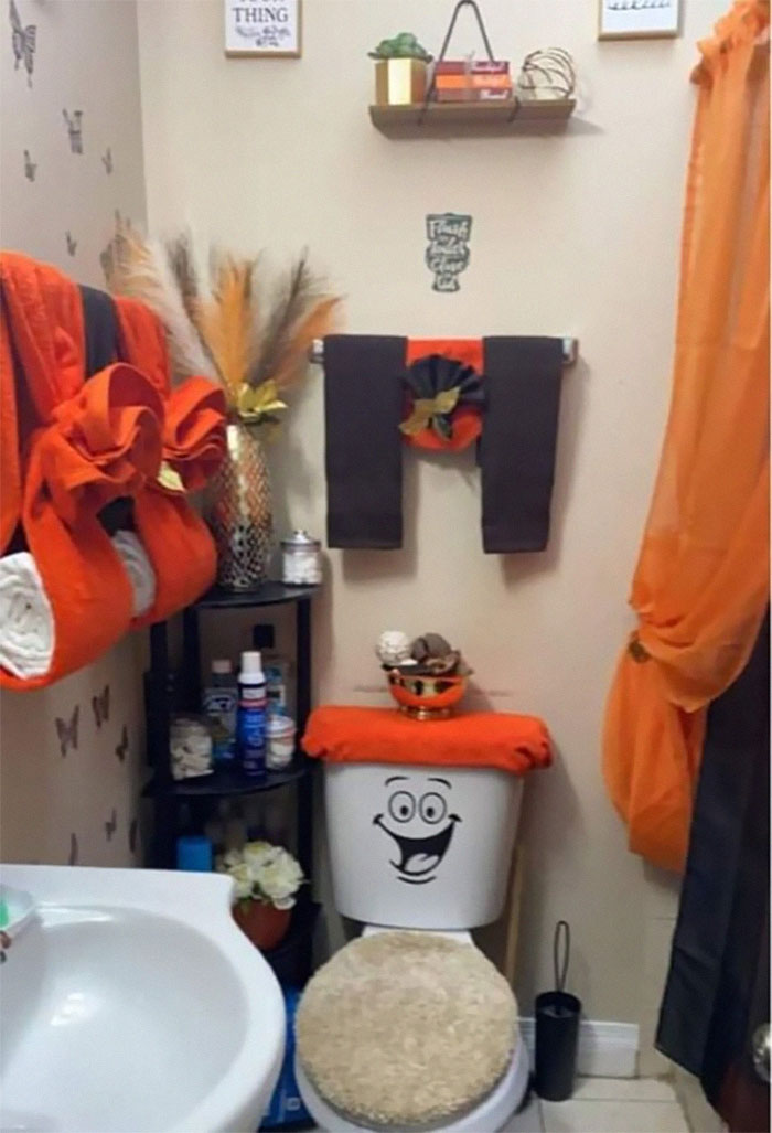 I'm Not Sure If It Was The Face On The Toilet Tank That Put It Over The Top, Or What...