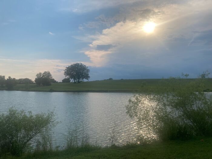 Sunset Last Week At The Lake On Twin Eagle Ranch, Ten Mile, Tennessee, USA
