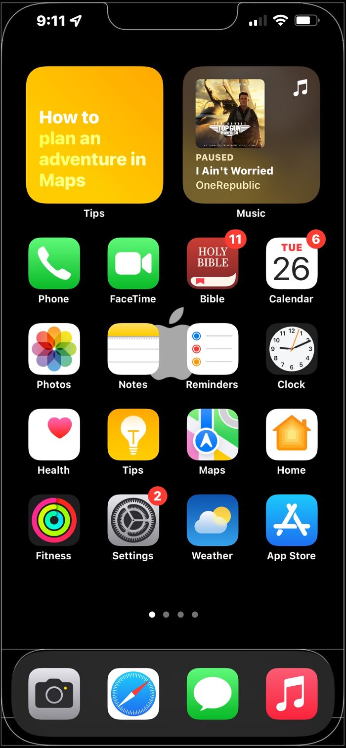 Pretty Basic. Made The Wallpaper Myself