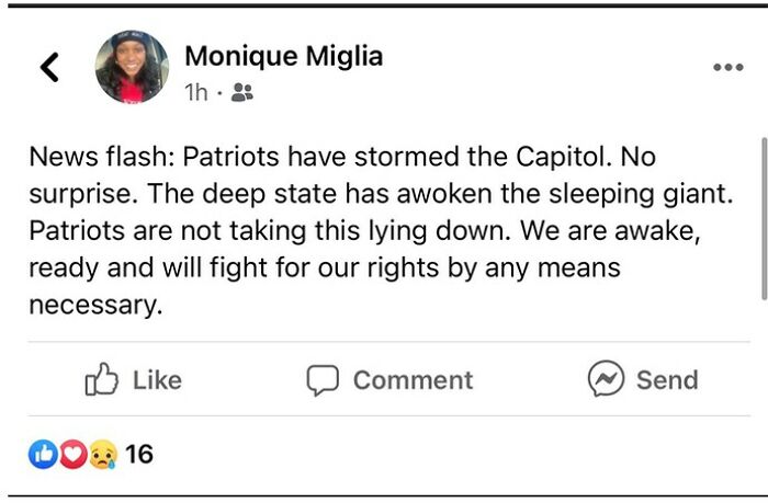 Deputy Va. Attorney General Resigns After Revelation Of Facebook Posts Praising Jan. 6 Rioters, Claiming Trump Won Election