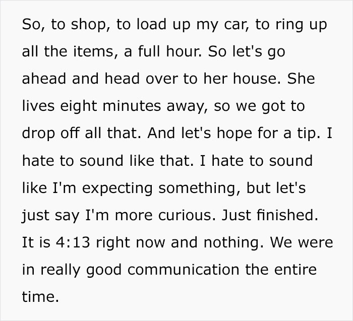“I Accepted A No Tip Order”: Driver Sparks Debate After Sharing How She Accidentally Accepted A “No Tip” Order “I Accepted A No Tip Order”: Driver Sparks Debate After Sharing How She Accidentally Accepted A “No Tip” Order