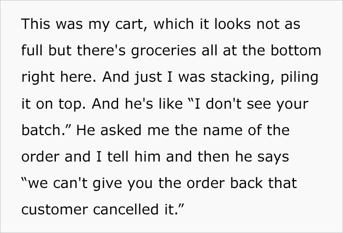 Woman Is Livid After Her 125-Item Instacart Order Is Canceled In The Middle Of Shopping, Takes It To TikTok And Goes Viral With Nearly 360K Views