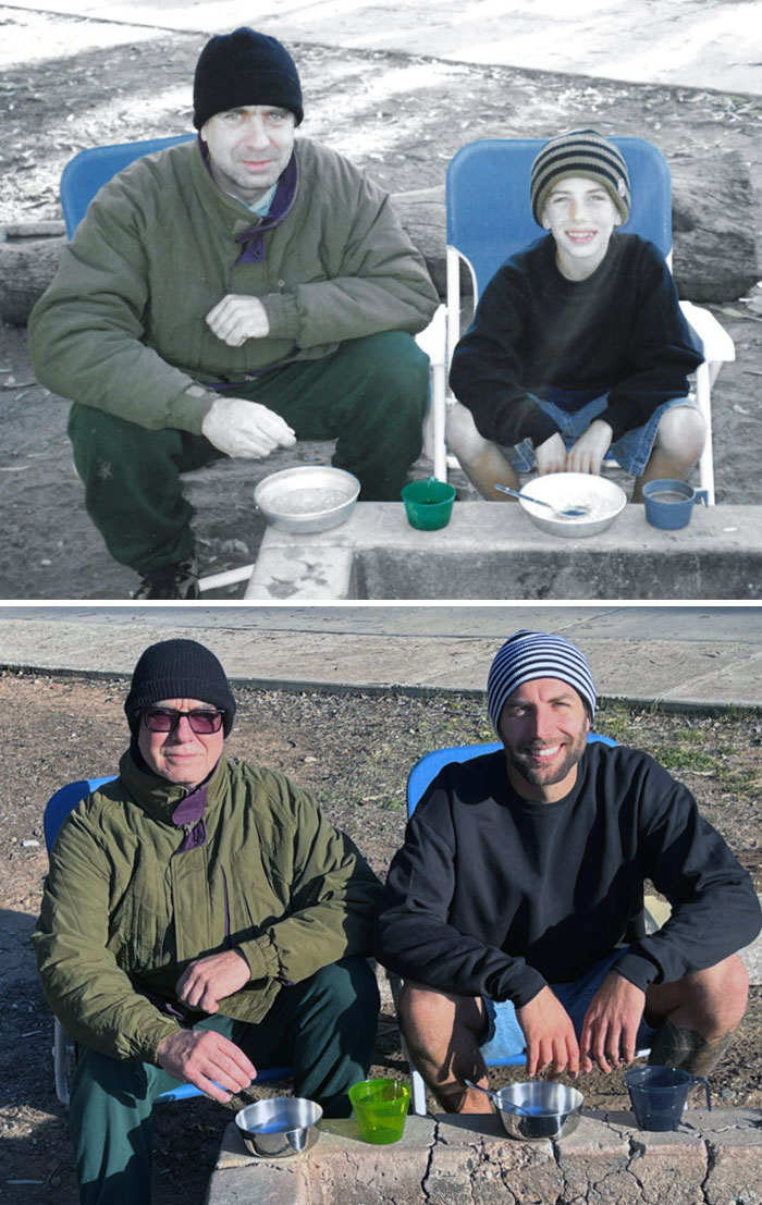 Camping With My Son In 1995 And 2022