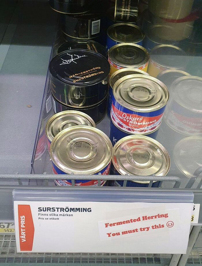 Local Supermarket Trying To Troll Tourists. It's An Acquired Taste