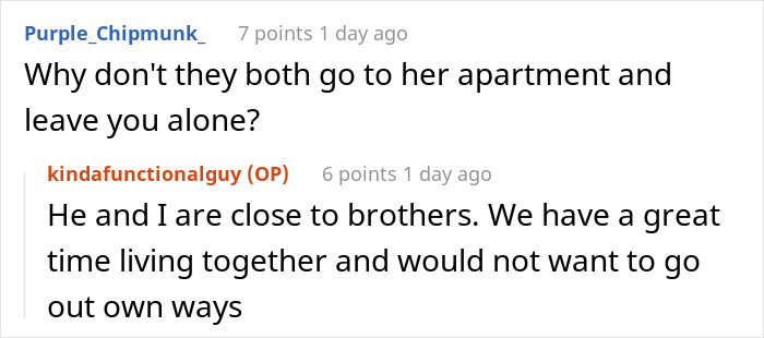 Drama Ensues After This Guy Tells Roommate His Entitled Girlfriend Can't Stay Over Anymore Drama Ensues After This Guy Tells Roommate His Entitled Girlfriend Can't Stay Over Anymore