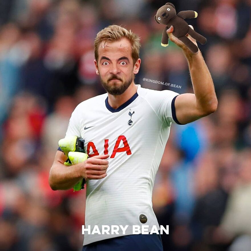 Harry Kane As Mr. Bean