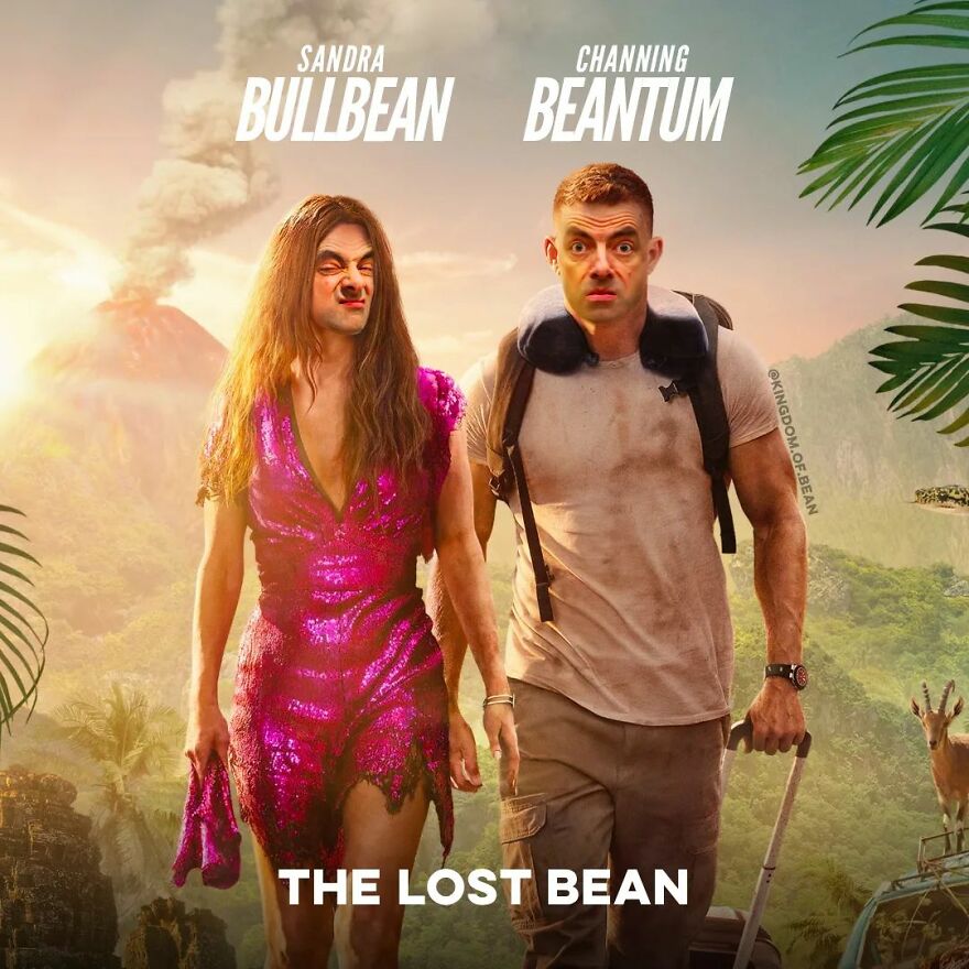 Channing Tatum And Sandra Bullock As Mr. Bean