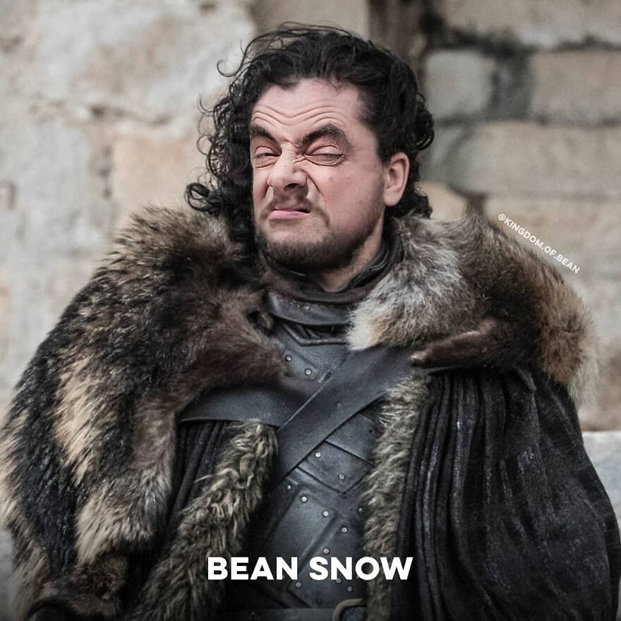 Jon Snow (Kit Harrington) As Mr. Bean