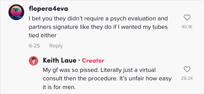 Men Are Sharing Their Vasectomy Experiences Online And Bringing Awareness To How Much Easier It Is For Them To Access Birth Control Than Women