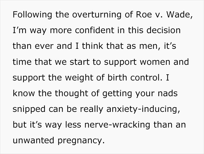 Men Are Sharing Their Vasectomy Experiences Online And Bringing Awareness To How Much Easier It Is For Them To Access Birth Control Than Women
