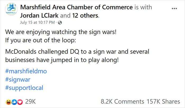 Hilarious Billboard War Between McDonald’s And Dairy Queen In Missouri Is Getting Serious - 1