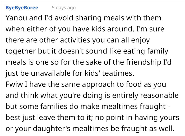Family Has A Strict "Clean Your Plate" Rule For Their Kids And Try To Enforce It On Friend&rsquo;s Child As Well, But Mom Is Not Having It
