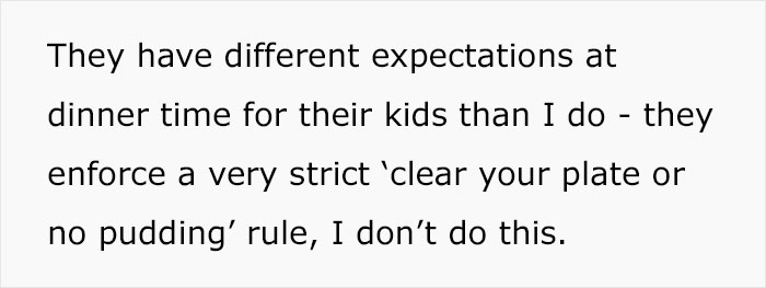 Family Has A Strict "Clean Your Plate" Rule For Their Kids And Try To Enforce It On Friend&rsquo;s Child As Well, But Mom Is Not Having It