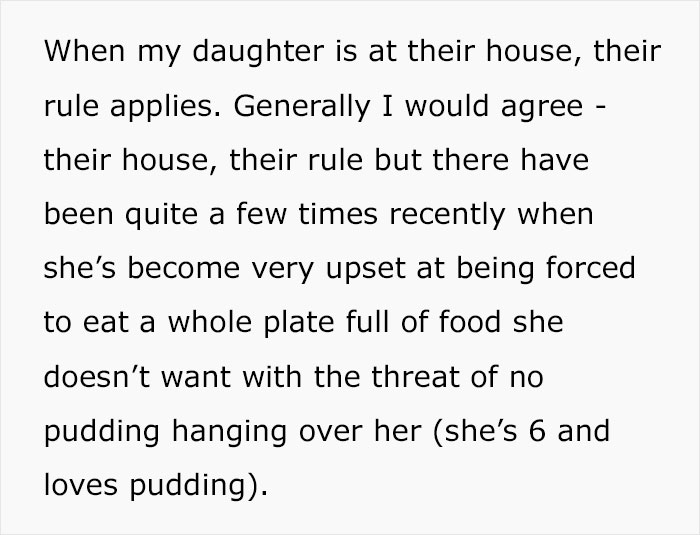 Family Has A Strict "Clean Your Plate" Rule For Their Kids And Try To Enforce It On Friend&rsquo;s Child As Well, But Mom Is Not Having It