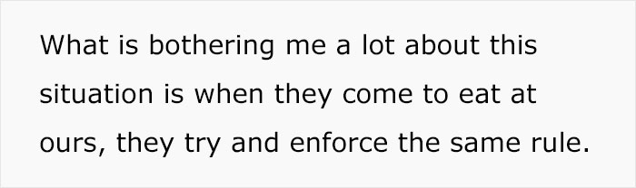Family Has A Strict "Clean Your Plate" Rule For Their Kids And Try To Enforce It On Friend&rsquo;s Child As Well, But Mom Is Not Having It
