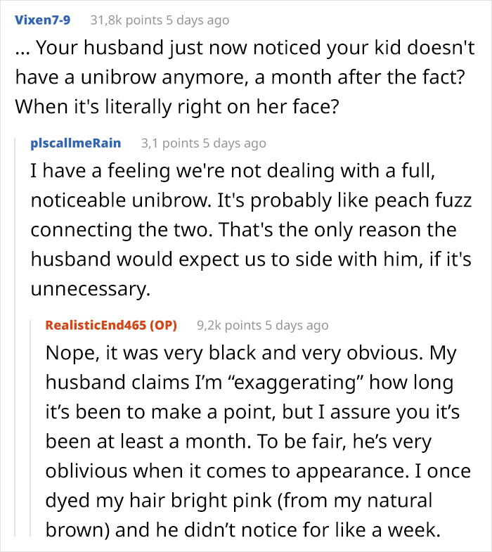 “Am I The Jerk For Shaving My Baby’s Unibrow?” - 19