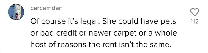 &ldquo;Is That Legal?&rdquo;: Woman Can&rsquo;t Believe Her Neighbor With The Same Floor Plan Pays $600 More Than Her In Rent