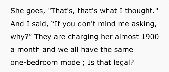 “Is That Legal?”: Woman Can’t Believe Her Neighbor With The Same Floor Plan Pays $600 More Than Her In Rent - 10