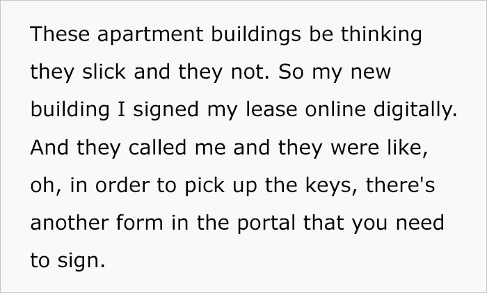 "I Don't Even Know If It Looks All Good": Tenant Refuses To Sign Inspection Form In The Blind, Is Told That She Wouldn't Get The Keys Otherwise