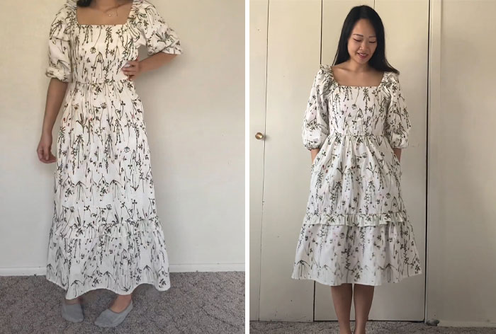 Mom Transforms 30 Old And Ugly Pieces Of Clothing To Save Money, And The Result Gains Her 296k Instagram Followers