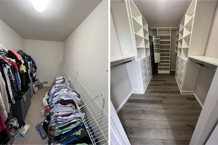 Primary Closet Remodel - Vernon, Nj