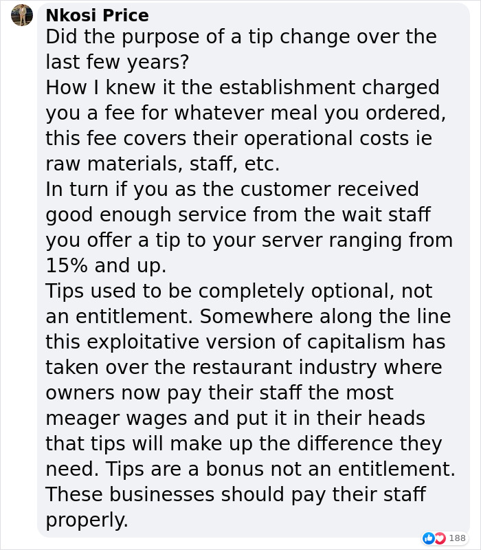 Server Goes On A Rant About Customers Who Don't Tip Enough, Divides The Internet Server Goes On A Rant About Customers Who Don't Tip Enough, Divides The Internet