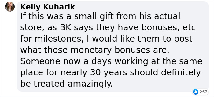 Over $330,000 Raised For Burger King Employee Who Received Cheap &lsquo;Goodie Bag&rsquo; After 27 Years Of Loyal Work