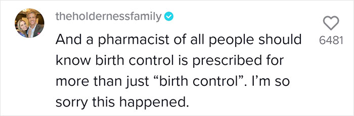 Video Of A Woman Telling Her Story Of Getting Denied Access To Her Birth Control Prescription By A Pharmacist Goes Viral With 2.8M Views Video Of A Woman Telling Her Story Of Getting Denied Access To Her Birth Control Prescription By A Pharmacist Goes Viral With 2.8M Views