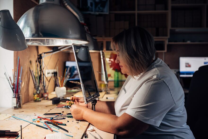 Today I Want To Open For You The Door To The Behind-The-Scenes World Of Glass Figurines And Present To You My Treasure, The Artist's Workshop.