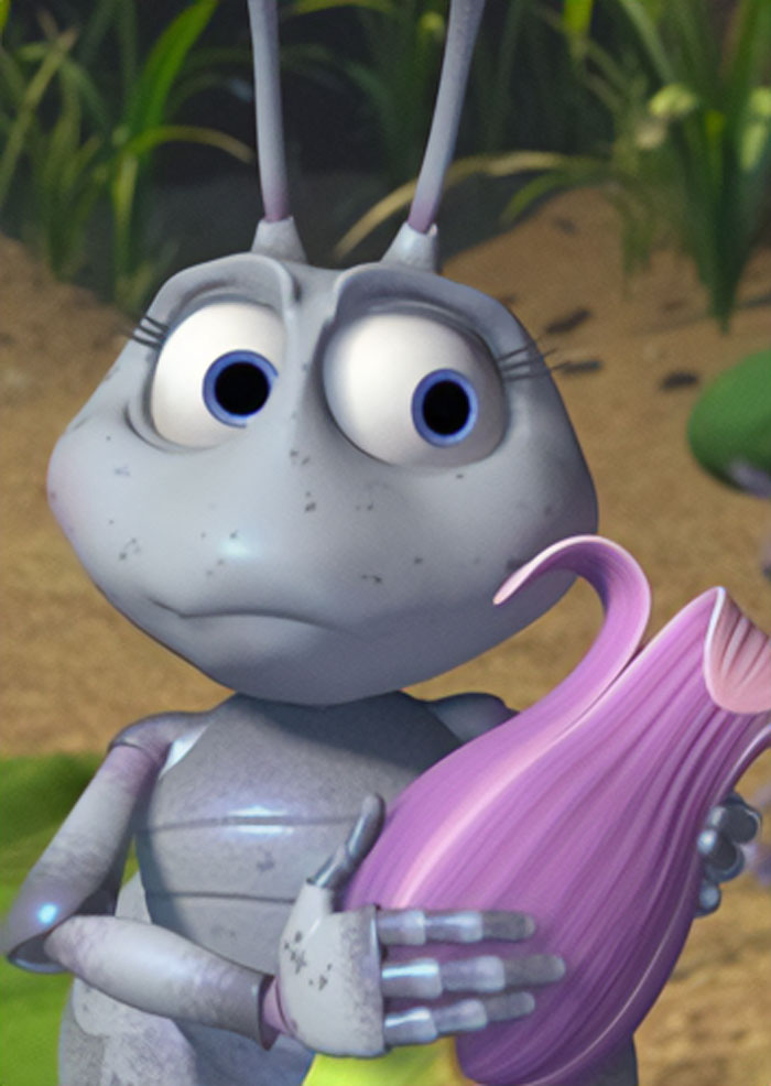 Dr. Flora holding a flower 