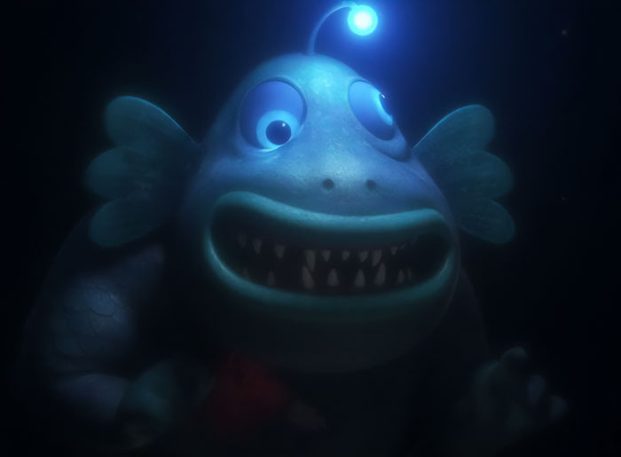 Uncle Ugo swimming in the ocean 