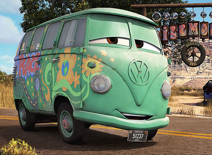 Fillmore painted with flowers 