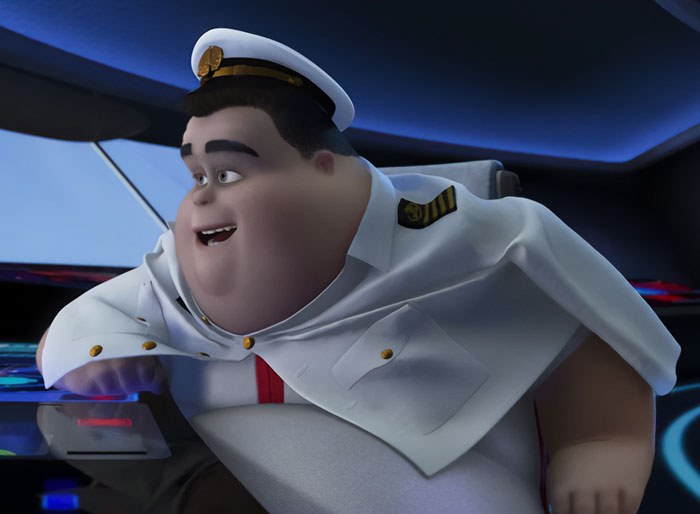 Captain B. Mccrea wearing a uniform 