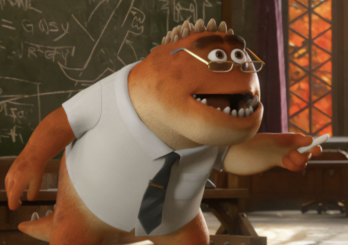 Professor Knight teaching a class 