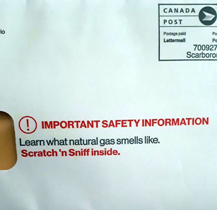 My Gas Bill Came With A Scratch 'N Sniff