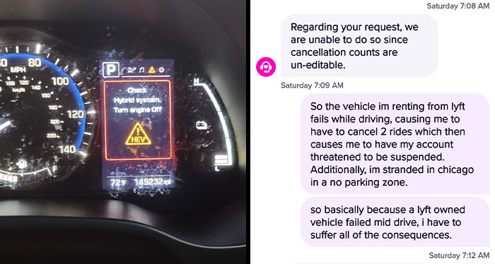 Lyft Driver Ends Up Getting Charged Over $1,000 After Picking Up A Passenger In Extreme Rain Which Damaged The HEV System And Left Him Stranded On The Road For 60 Hours