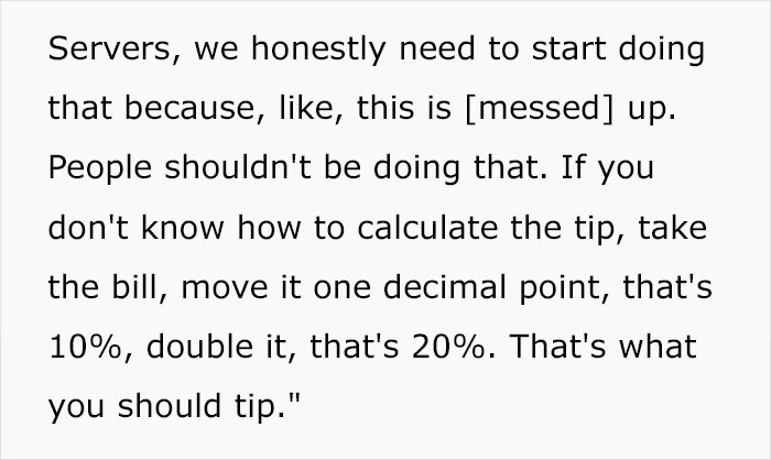 Server Goes On A Rant About Customers Who Don't Tip Enough, Divides The Internet Server Goes On A Rant About Customers Who Don't Tip Enough, Divides The Internet