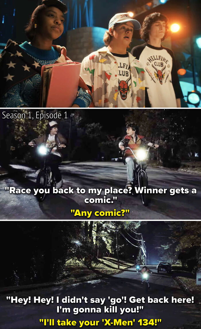 Way Back In Season 1, Will Wins Dustin's X-Men Issue #134 From 1963 After Winning Their Bike Race, And That Issue Follows The X-Men As They Go Up Against The Hellfire Club