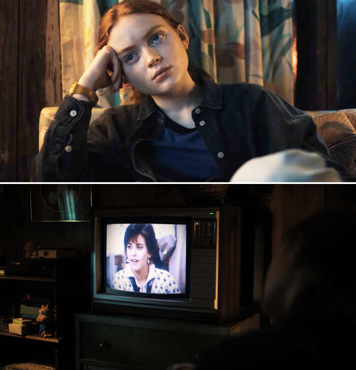 When Max Is Recounting The Night That Chrissy Died To Dustin, You Can See That Max Was Watching An Episode Of Misfits Of Science Starring Courteney Cox. The Series Premiered In 1985 And Only Lasted A Single Season, With Courteney Playing A Telekinetic Teenager, Similar To Eleven On Stranger Things