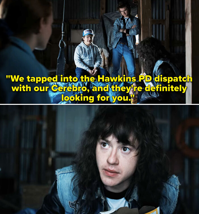 When Dustin Is Telling Eddie Some Bad News About How The Police Are Still Looking For Him, He Mentions "Cerebro," Which Is A Nod To The X-Men Comics. Cerebro Is Notably The Name Of A Device Charles Xavier Uses To Enhance His Powers In Order To Find Mutants