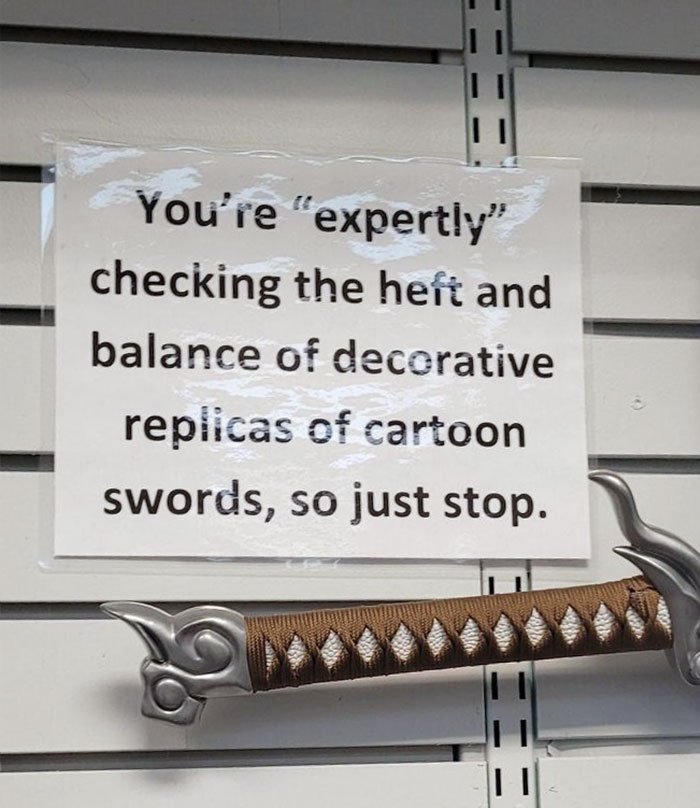 Found At My Local "Mall Sword Store"