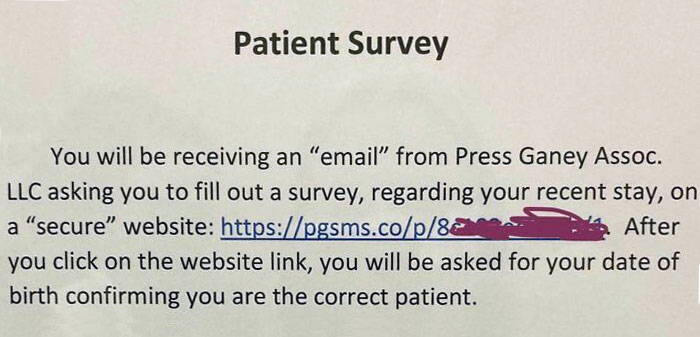 Patient Survey