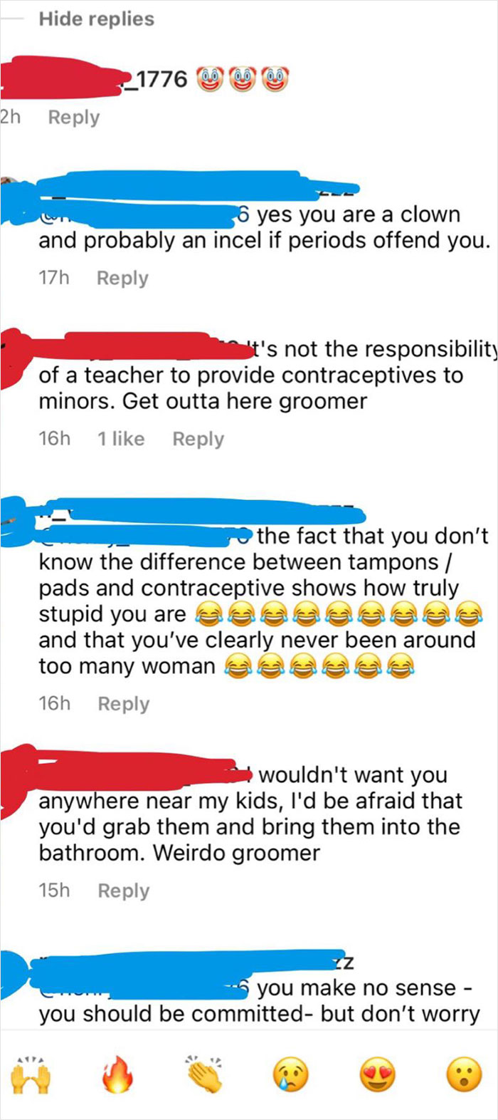 Commenter Makes A Fool Of Himself By Mistaking This Teacher’s Initiative To Provide Tampons To School Girls With Contraception - 2