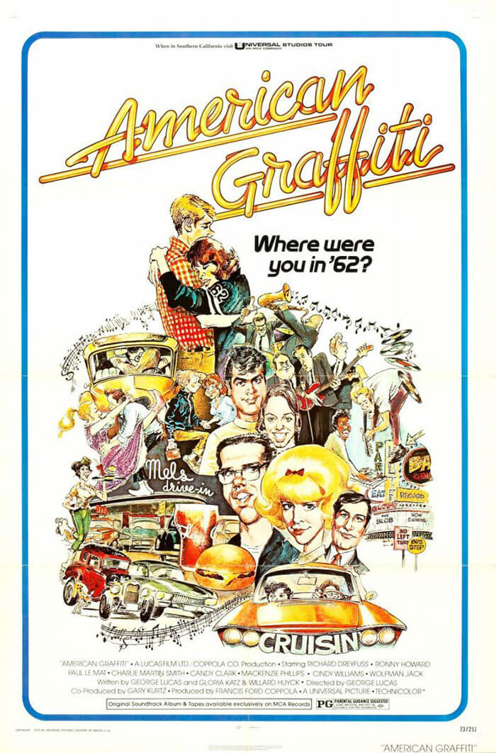 Poster for American Graffiti movie