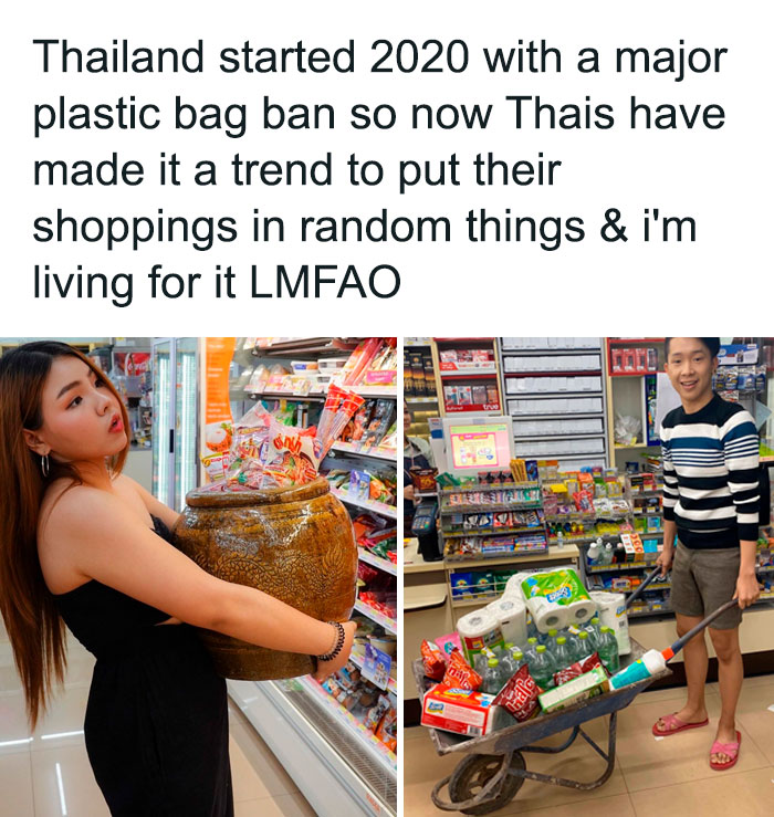 Thanks, I Love The Ban Of Plastic Bags